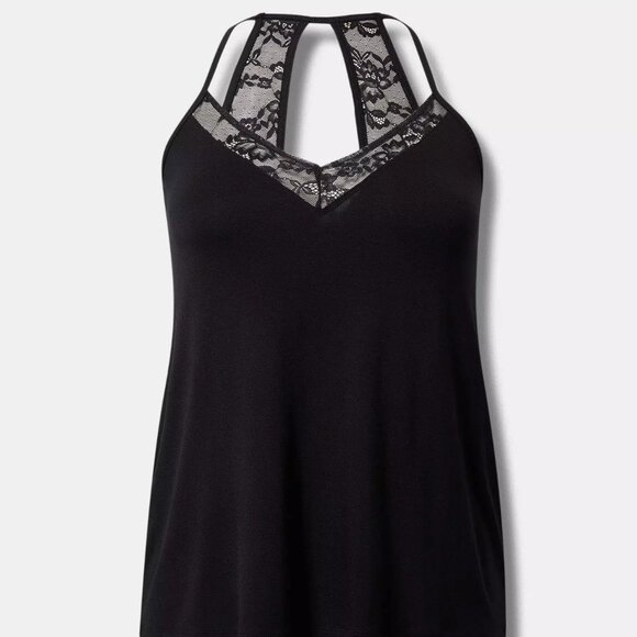 Torrid Super Soft Lace Back Sleep Tank - Picture 1 of 6